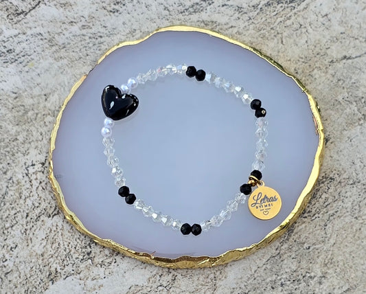 Pulsera- BLACK HEART 🖤