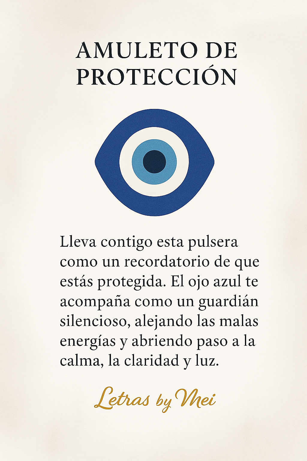 Pulsera de Protección- AMULETO 🧿