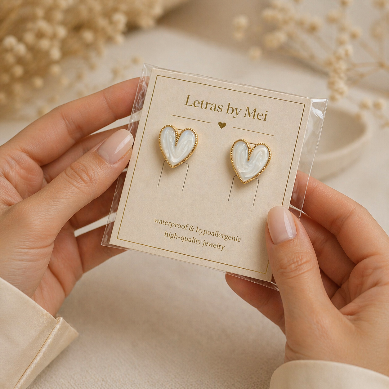 Aretes Corazón – Elegancia Minimalista